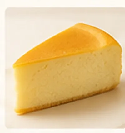 Japanese Cheesecake (チーズケーキ), light and airy, at Custard Nakamura Bangkok